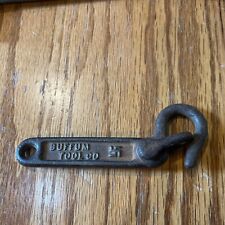 Antique BUFFUM Tool Co 4.5” Gate Latch Hook Swastika Logo picture