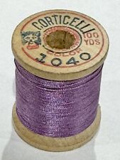 VINTAGE Silk Thread CORTICELLI CAT Lilac Purple Fly Fishing Tying Sewing # 1040 picture
