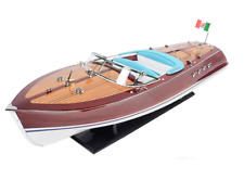 Large Riva Triton Speed Boat Wood Runabout Model 36