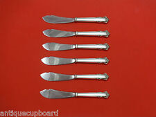 English Shell by Lunt Sterling Silver Trout Knife Set 6pc HHWS  Custom Made picture