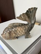 Large Table Ornament of a Soapstone Fish measuring 8