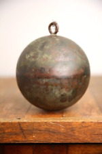 Antique Copper Ball Fishing Net Float Crab Cage Lobster Buoy Nautical Maritime picture