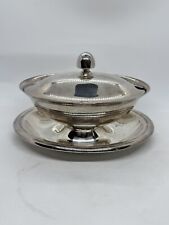 Vintage Reed & Barton Gravy Boat & Tray #170 Silver Plate Soldered picture