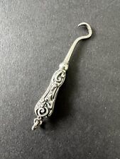 Antique 1903 Birmingham Sterling Silver Chatelaine Button Hook picture