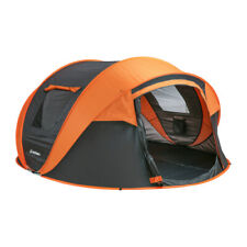 5-8 Person Pop Up Camping Boat Tent Black + Orange picture