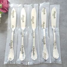 Christofle Marly Fish Knife Unopened 5pcs Silverplate Flatware Brand New picture