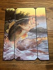 Bass Fishing Painting picture