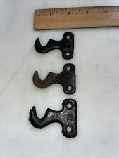 3 Old Flat Cast Iron Hook Hanger For Outside Corners With Tight Areas  Look  picture