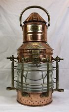 Vintage 'Not Under Command' Ships Oil Lantern, Lord  Line, Hull Fishing Vessel picture
