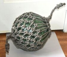 Vintage Japanese Glass Fishing Net Float Buoy 44 Inches Around LARGE picture