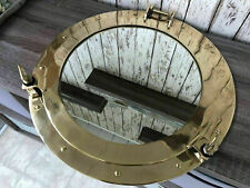 24 inches Antique Brass Porthole Nautical Ship Boat Wall Window Home Decor Gift picture