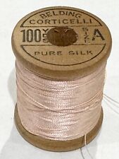 VTG Silk Thread BELDING CORTICELLI BABY PINK Fly Fishing Fly Tying Sewing 2030 picture