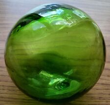 Hand-Blown Green Glass Fishing Float/ Bouey picture