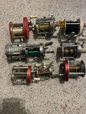 9 OPEN FACE FISHING REELS picture