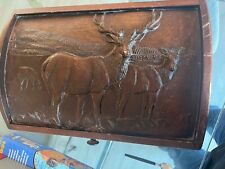 Hand Carved Wooden Chest picture