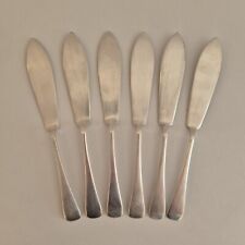 Vintage Sheffield England A1 Silver Fish Knives Set Of 6 EPNS picture
