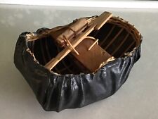 Vintage Miniature Coracle/ Hand Made / Folk Art / Model Boat picture