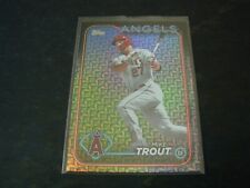 2024 Topps Series 1 #27 Mike Trout Los Angeles Angels-Easter Holiday Foil Card picture