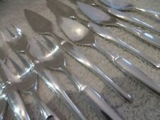 1960 French silver-plated 12p fish cutlery set Christofle Duo T Wirkkala picture