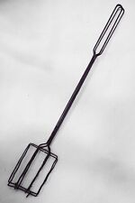 antique WIRE CAMPING GRILL TOOL toast fish scout bread kitchen tool picture