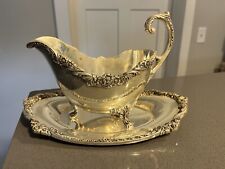 1847 Rogers Bros Heritage Gravy Boat - 9413 - Silverplate picture