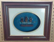 Cutty Sark Glass Boat Clipper Ship Nautical  Collectible Shadow box Display picture