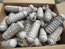 VINTAGE ORIGINAL FIFTY (50) FISH NET FLOATS BOX OF 50 FLOATS picture