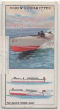 Why Racing Speed Boat Is Fast c90 Y/O Trade Ad Card picture