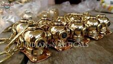 Lot Of 10 Key Ring Scuba Diving Mini Divers Helmet Solid Brass Key Chain Gift  picture