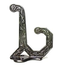 Antique Vintage Cast Iron Wall Hanging Coat Hat Towel Hook Reclaimed picture