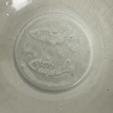 Antique Chinese Qingbai molde twin-fish dish, Song dynasty picture