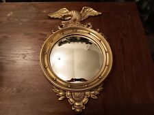 Vintage Syroco Inc. Mid Century Reproduction Federal Style Fish Eye Mirror picture