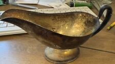 Vintage Silver Plated Gravy Boat picture