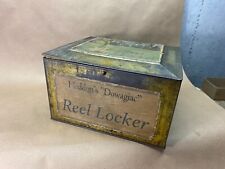 Heddon Reel Safe Tin box used empty Fishing Lure Safe Used picture