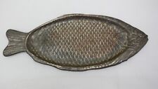 Vintage Silverplate Fish Shaped Platter Tray 18.5