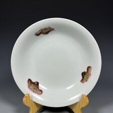 Chinese Underglaze red Porcelain Handmade Exquisite Fish Pattern Plates 9194 picture