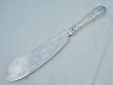 Vintage Christofle Silverplate Fish Serving Knife Marly Silver Plate Server picture