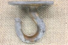 Old Plant Wall Hook Porch Ceiling Barn Hanger Rustic Vintage Cast Iron 2 X 2” picture