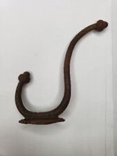 Old Coat Hook Acorn Tipped Hat School House Farm 1880â€™s Rustic Heavy Duty Iron picture