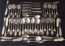 Savoy by Buccellati Italy Sterling Silver Flatware 57 Pieces 97oz w Fish Knives picture