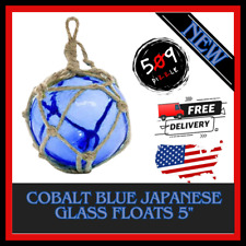 Glass Fishing Floats | Cobalt Blue Japanese Glass Floats 5