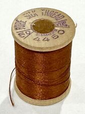 VINTAGE Silk Thread BELDING CORTICELLI Copper Fly Fishing Fly Tying Sewing 4460 picture