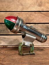 Vintage Red And Green Boat Bow Flashlight Made In USA picture