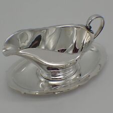 Gravy Boat and Under Tray Reed Barton Sterling Silver 1952 picture
