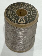 VINTAGE Silk Thread PARAGON Twist Silver Taupe Fly Fishing Fly Tying Sewing ST15 picture