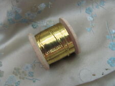 Vernie France Whole Spool Yellow Gold Metal Tinsel Thread Fly Tying Embroidery picture