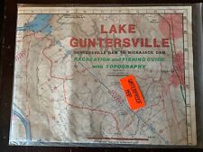 Vintage Lake Guntersville Atlantic Topographic Map picture