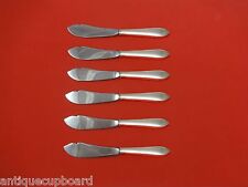 Reeded Edge by Tiffany and Co Sterling Silver Trout Knife Set 6pc Custom 7 1/2