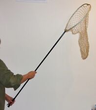 Vintage Fisherman 3 Piece Take Apart Fishing Net  - 5 1/2 ft picture
