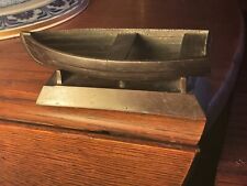 Small Bronze Rowing Boat,5 Inches Long . picture